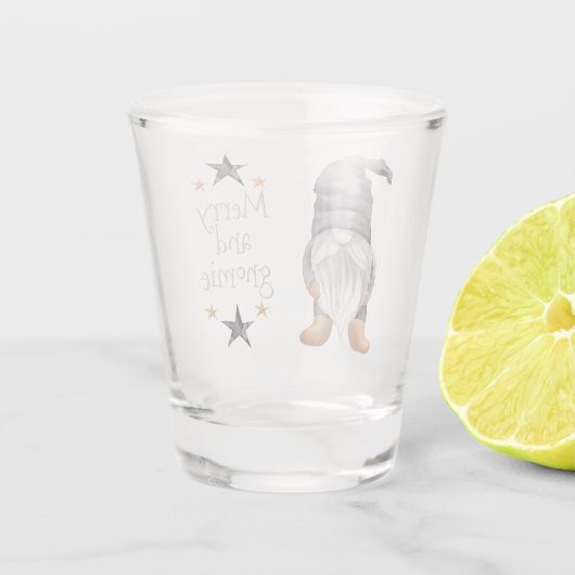 ファームハウスウィンターウォーターカラー格言forクリスマス ショットグラス (裏面)