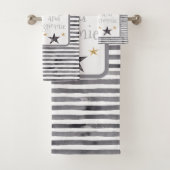 ファームハウスウィンターウォーターカラー格言forクリスマス バスタオルセット (インサイチュ)