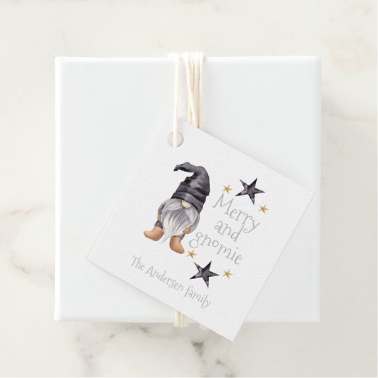 ファームハウスウィンターウォーターカラー格言forクリスマス フェイバータグ (インサイチュ)