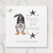 ファームハウスウィンターウォーターカラー格言forクリスマス フェイバータグ (正面)