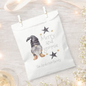 ファームハウスウィンターウォーターカラー格言forクリスマス フェイバーバッグ (クリップ留めされた状態)