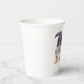 ファームハウスウィンターウォーターカラー格言forクリスマス 紙コップ (右)