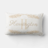 ファームハウスウィートストークローレル恵み&名前 ランバークッション (裏面)