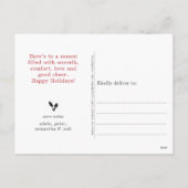 ファームハウスウォーターカラーウィンターベリーリース シーズンポストカード (裏面)