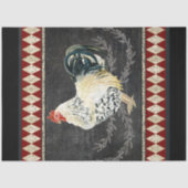 ファームハウスウォーターカラールースターシャルボードデカップージ 薄葉紙 (正面)