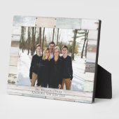 ファームハウスウッドパーソナライズされた名フォトプラーク フォトプラーク (側面)