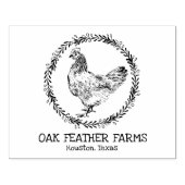 ファームハウスエッグカートンスタンプ ラバースタンプ (インプリント)