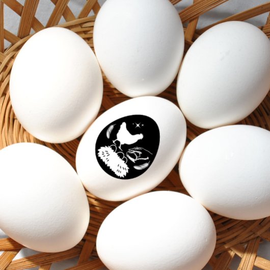 ファームハウスエッグカートンチキンファーム新鮮なオルガンエッグ ラバースタンプ