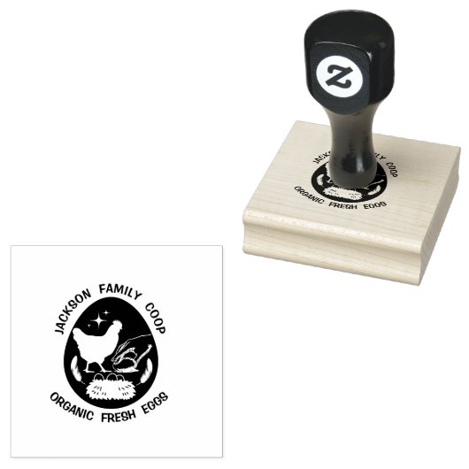 ファームハウスエッグカートンチキンファーム新鮮なオルガンエッグ ラバースタンプ (押印)