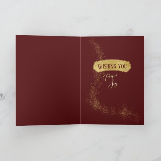 ファームハウスエナメルピッチャーとクリスマスグリーン シーズンカード (内部)