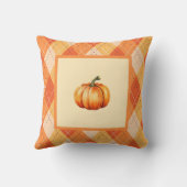 ファームハウスオレンジパンプキシンプルンAUTUMN HOME ACCEN クッション (裏面)