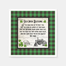 ファームハウスオールドアイリッシュ賛美のファームトラックのデコップ スタンダードカクテルナプキン