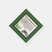 ファームハウスオールドアイリッシュ賛美のファームトラックのデコップ スタンダードカクテルナプキン (角)