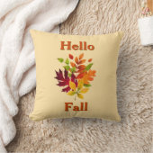 ファームハウスカラフル紅葉 – 秋アクセント クッション (ブランケット)