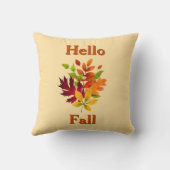 ファームハウスカラフル紅葉 – 秋アクセント クッション (裏面)