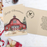 ファームハウスカントリークリスマスカスタムメッセージ シーズンカード<br><div class="desc">これらの国クリスマスカードには、素朴な納屋と常緑樹が含まれている。パーソナカスタマイズリゼーション機能を使用してメッセージを簡単に作成</div>