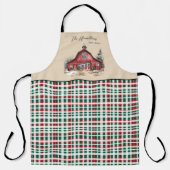 ファームハウスカントリークリスマスカスタム エプロン (正面)