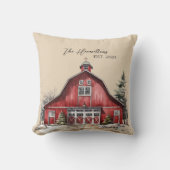 ファームハウスカントリークリスマスカスタム クッション (正面)