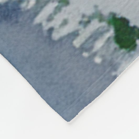 ファームハウスカントリークリスマス聖なる書物、 経典ウォーターカラー フリースブランケット (角)