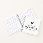 ファームハウスカントリーチキンへようこそ素朴 ノートブック (内部)