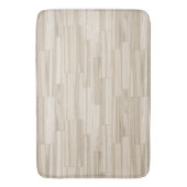 ファームハウスカントリーナチュラルウッドプランクキュートパターン バスマット (正面縦)