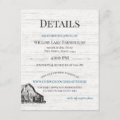 ファームハウスカントリーバーンスケッチ詳細インフォエンクロス エンクロージャーカード (正面)