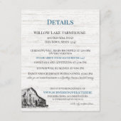 ファームハウスカントリーバーンスケッチ詳細情報 エンクロージャーカード (正面)