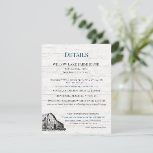 ファームハウスカントリーバーンスケッチ詳細情報 エンクロージャーカード (スタンド正面)