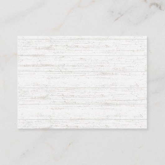 ファームハウスカントリーバーンスケ結婚ッチのウェブサイト情報 エンクロージャーカード (裏面)