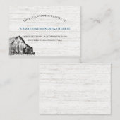 ファームハウスカントリーバーンスケ結婚ッチのウェブサイト情報 エンクロージャーカード (正面/裏面)