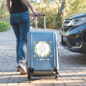 ファームハウスカントリービーズ、リースnファミリー名 シール (スーツケースインサイチュ)