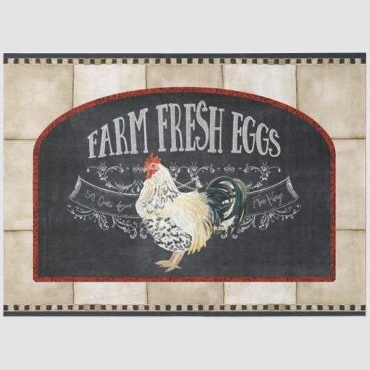 ファームハウスキッチンルースタータイポグラフィデクページ 薄葉紙 (正面)