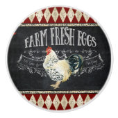 ファームハウスキッチンロースターシャルボードファームフレッシュ セラミックノブ (正面)