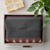 ファームハウスキッチンロースターレッド金ゴールドブラックデカップージ 薄葉紙 (ギフト)