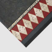 ファームハウスキッチンロースターレッド金ゴールドブラックデカップージ 薄葉紙 (詳細)