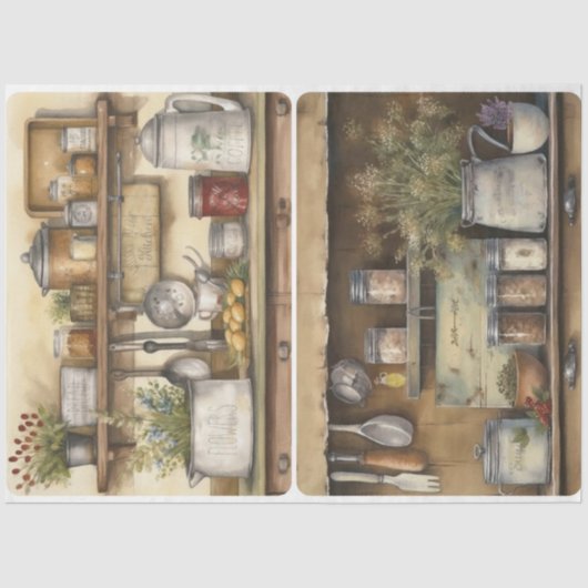 ファームハウスキッチン 薄葉紙 (正面)