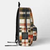 ファームハウスキルトパターン プリントバックパック (左)
