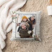 ファームハウスクリスマスウィンターベリーの写真 クッション (ブランケット)