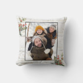 ファームハウスクリスマスウィンターベリーの写真 クッション (正面)