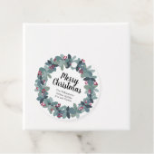 ファームハウスクリスマスクラシックリースラウンドラベル フェイバータグ (インサイチュ)