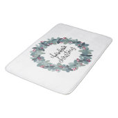 ファームハウスクリスマスクリスマスリース バスマット (アングル)