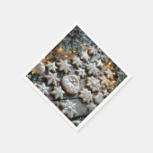 ファームハウスクリスマスシュガークッキーOn Wood スタンダードカクテルナプキン (角)