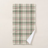 ファームハウスクリスマスプレイド バスタオルセット (ハンドタオル)