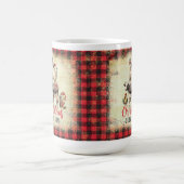 ファームハウスクリスマスホリデーマグ、チキンズウシ コーヒーマグカップ (中央)