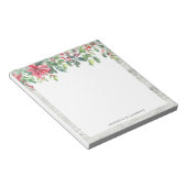 ファームハウスクリスマスミストレパーソナライズされたトー ノートパッド (アングル)