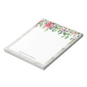 ファームハウスクリスマスミストレパーソナライズされたトー ノートパッド (回転)