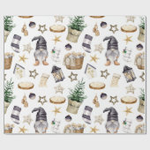 ファームハウスクリスマスラッピング紙シーズンシック ラッピングペーパー (フラット)