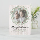 ファームハウスクリスマスリース | Buffaloチェック シーズンカード (スタンド正面)