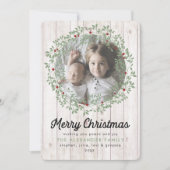 ファームハウスクリスマスリース | Buffaloチェック シーズンカード (正面)