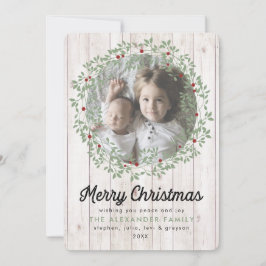 ファームハウスクリスマスリース | Buffaloチェック シーズンカード